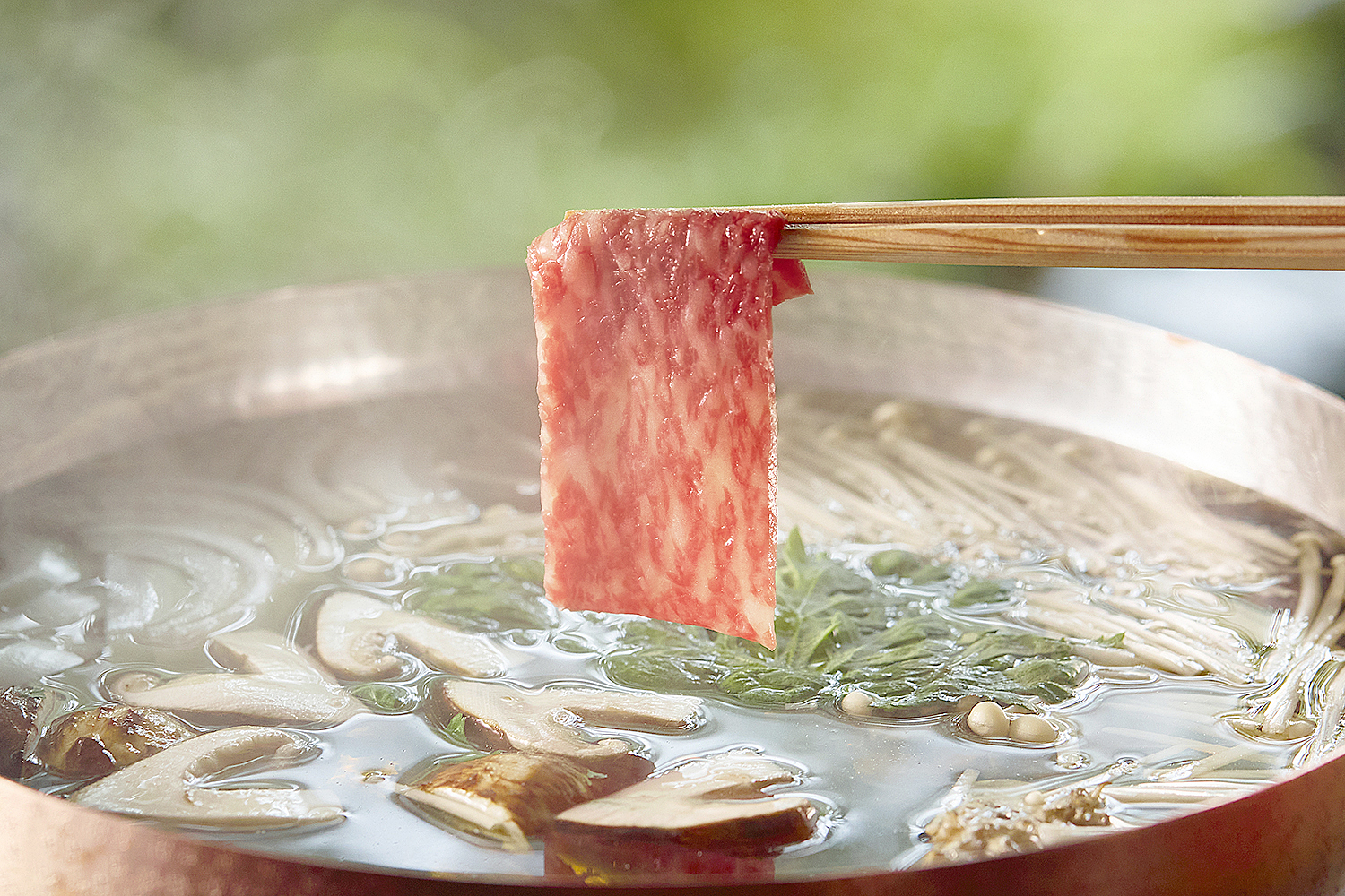 期間限定｜近江牛と松茸のすき鍋