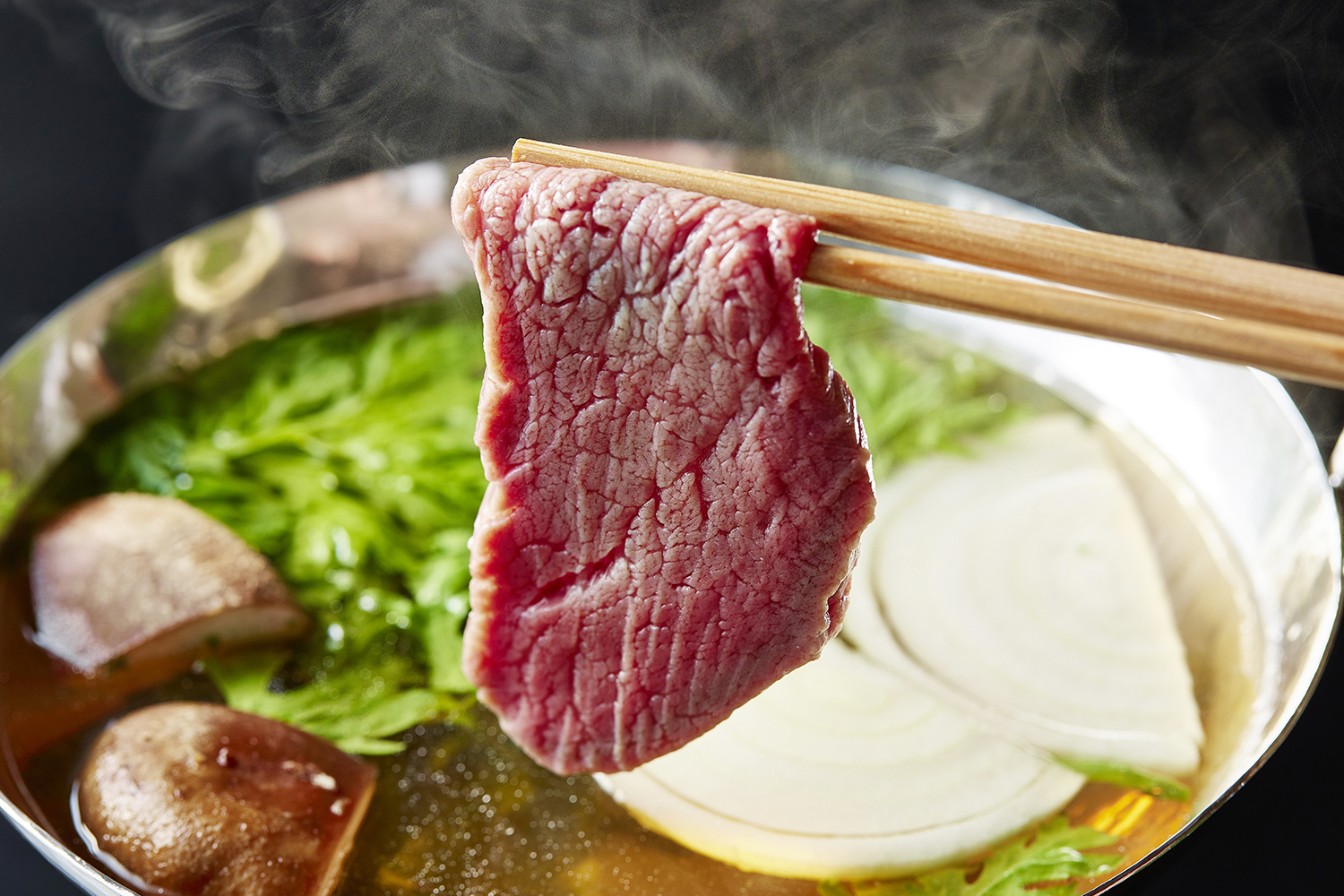 期間限定｜出汁で味わう 厚切近江牛フィレしゃぶ