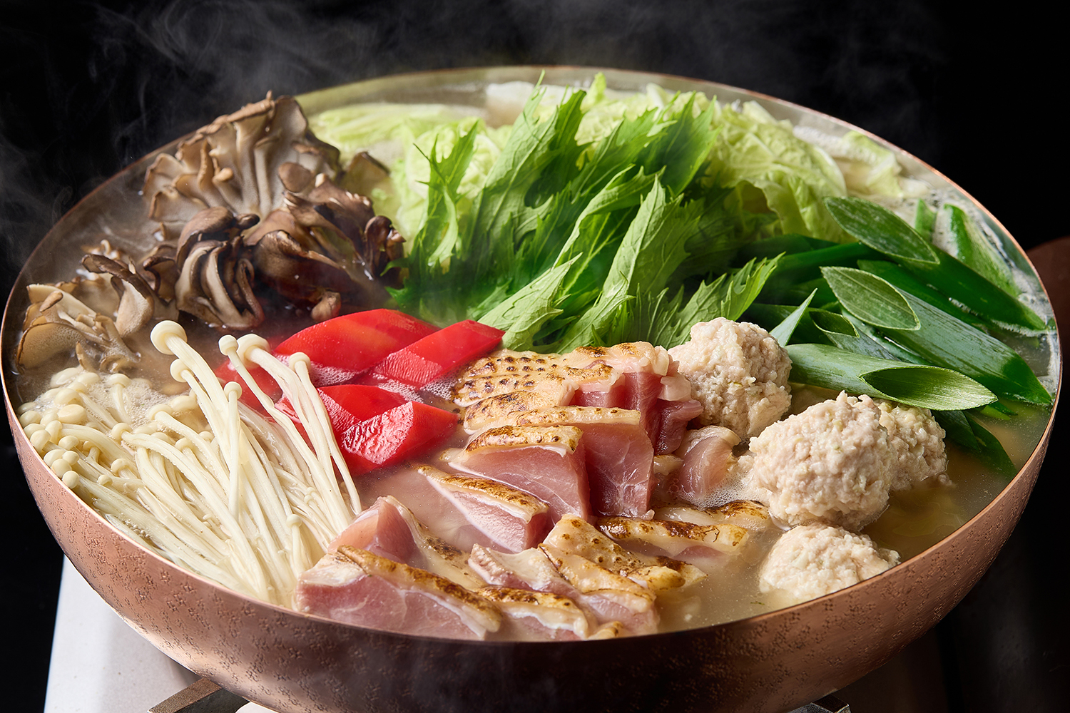 地鶏水炊き